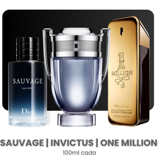 Combo de 3 Perfumes Importados para Hombre