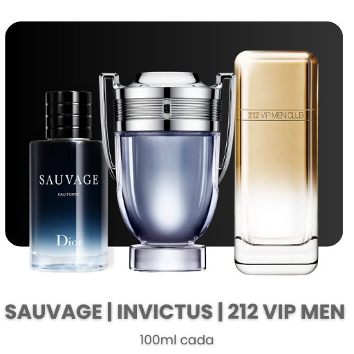 Combo de 3 Perfumes Importados para Hombre