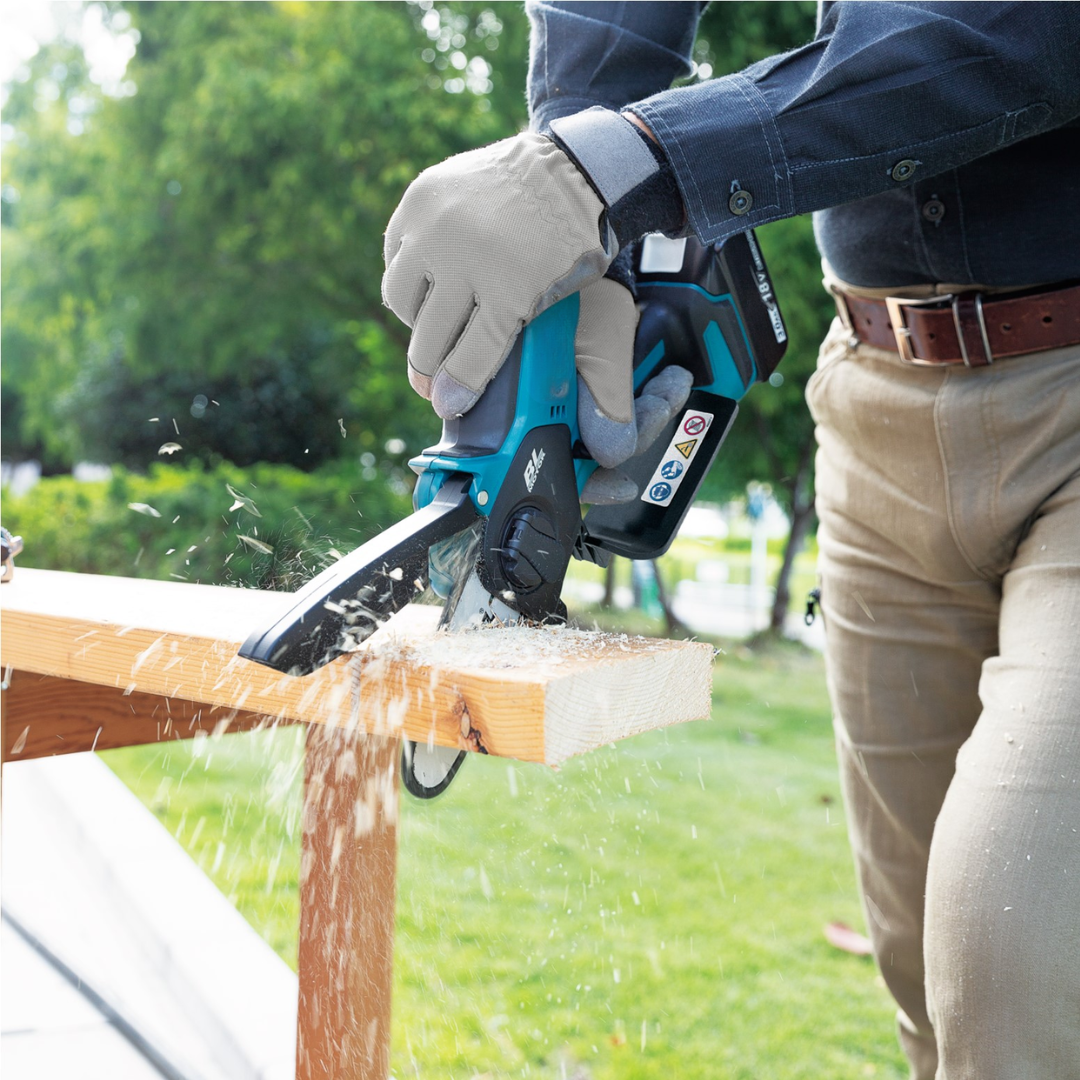 Motosierra Portátil Profesional 48V + 2 Baterías + Accesorios de Regalo